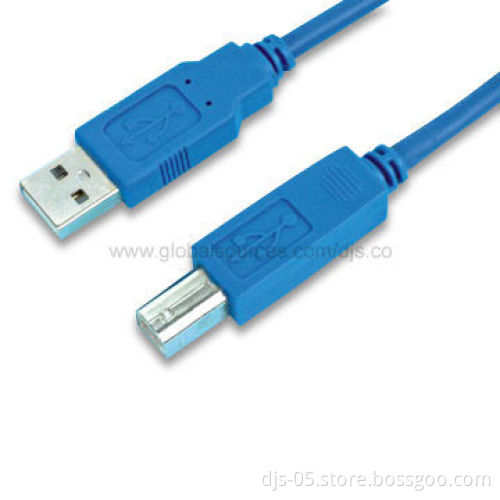 USB AM to BM Cable, RoHS Compliant Materials, High Performance and Favorable Price